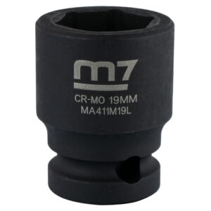 M7 Impact Socket 1/2in Dr. 19mm