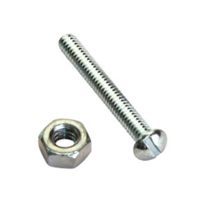 Champion 3/16in x 3/4in Number Plate Screw & Nut - 50pk
