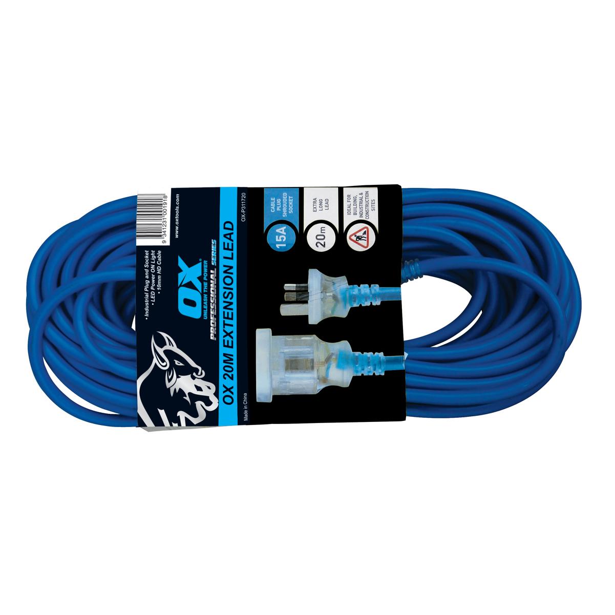 OX Pro Extension Lead 15A - 20m