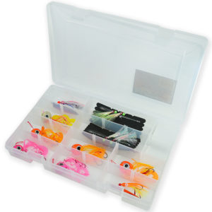 TacklePro 10pc Fishing Lure Assortement w/ Tackle Box