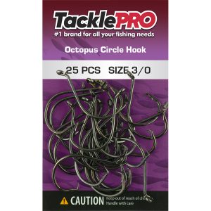 TacklePro Octopus Circle Hook 3/0 - 25pc