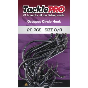 TacklePro Octopus Circle Hook 8/0 - 20pc