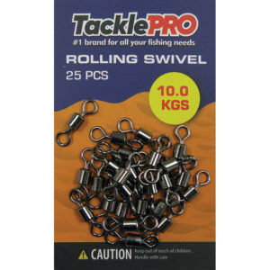 TacklePro Rolling Swivel 10kg - 25pc