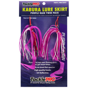 TacklePro Kabura Lure Skirt - Purple Rain (Twin Pack)