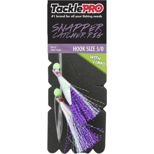 TacklePro Snapper Catcher Purple & Lumo - 5/0