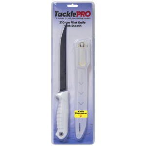 TacklePro 8in Fillet Knife With Sheath - 210mm