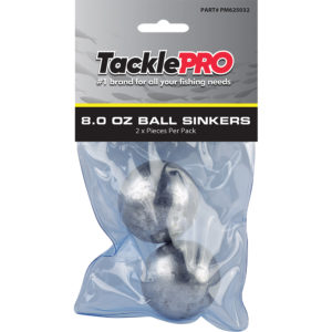 TacklePro Ball Sinker 8.0oz - 2pc