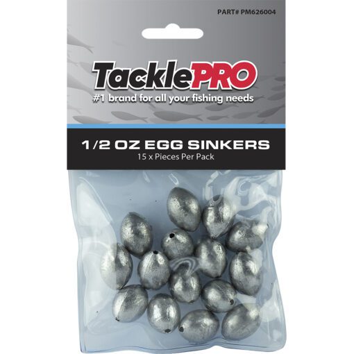 TacklePro Egg Sinker 1/2oz - 15pc