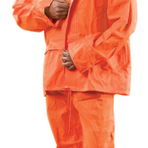 Orange Hi Vis Rain Suit - 4 X-Large