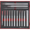 Teng 14pc Pin Punch & Chisel Set - TED-Tray