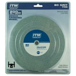 ITM Grinding Wheel Silicone Carbide 200 x 25mm 80 Grit Fine