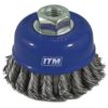 ITM Twist Knot Cup Brush Steel 50mm