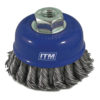 ITM Twist Knot Cup Brush Steel 125mm