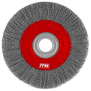 ITM Crimp Wire Wheel Brush Stainless Steel 150 x 19mm