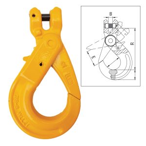 ITM G80 Clevis Self Locking Hook-6mm Chain