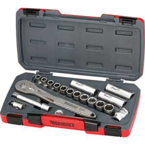 18pc 1/2in Dr. 4430 Stainless Metric Socket Set**
