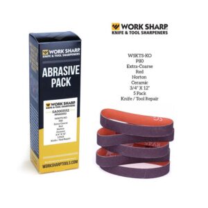 WS 5pc Replacement Belt Pack P80 Ceramic Shaping &Profiling