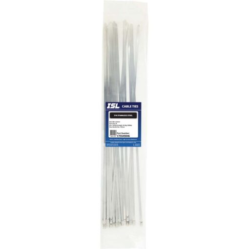 ISL 450 x 4.6mm 316 Stainless Cable Tie - 20pk